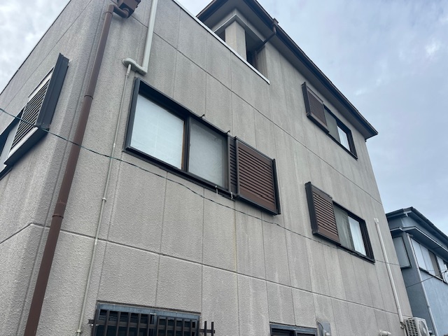 【泉佐野市日根野】前回15年以上前に塗装工事をしましたお家の再塗装の現地調査へいきました