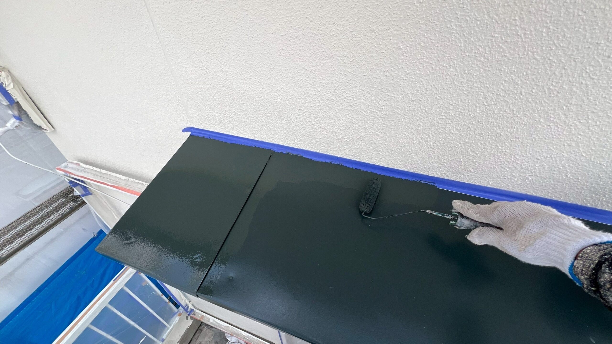 【阪南市和泉鳥取】付帯部の仕上げの塗装工事をしました