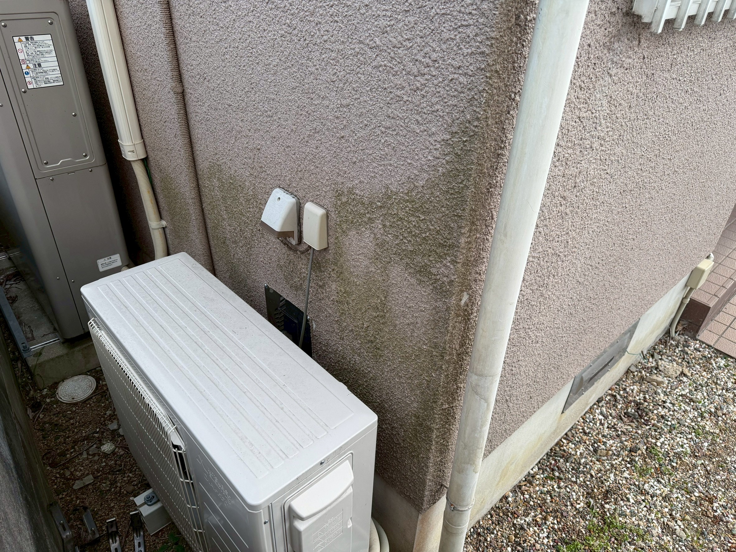 【阪南市自然田】前回セラミック吹付塗装をされたお家の再塗装の現地調査へ